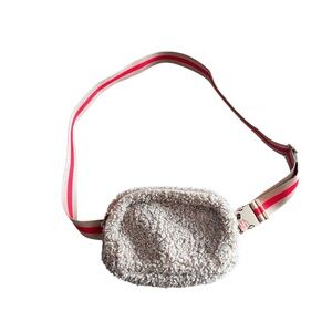Anthropologie Libbie‎ Fleece Belt Bag / Sling Bag